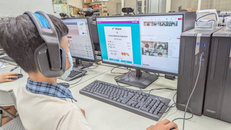 【明新科大】彰化縣溪湖鎮湖北國民小學_大小學伴上課中✍️