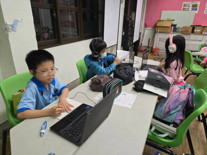 【明新科大】基隆市仁愛區仁愛國民小學_大小學伴上課中✍️