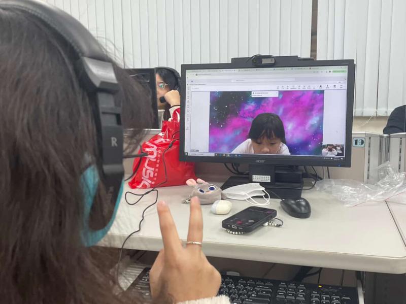 與小學伴第一天的合照