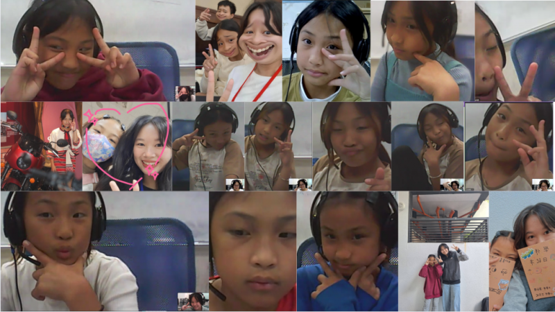 與小芯上課合照